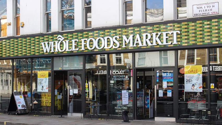 Amazon converts failed Fresh stores to Whole Foods in new UK grocery push