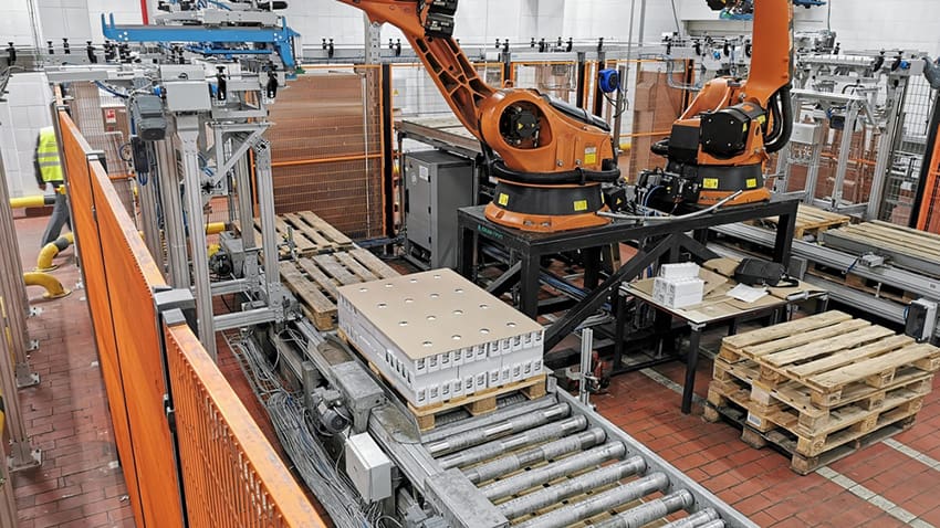 Enhancing Industrial Efficiency with High-Speed Robot Palletizers