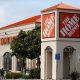 A sign is posted in front of a Home Depot store in El Cerrito, California. Home Depot reported less than sterling operating results for the quarter ended Feb. 3.