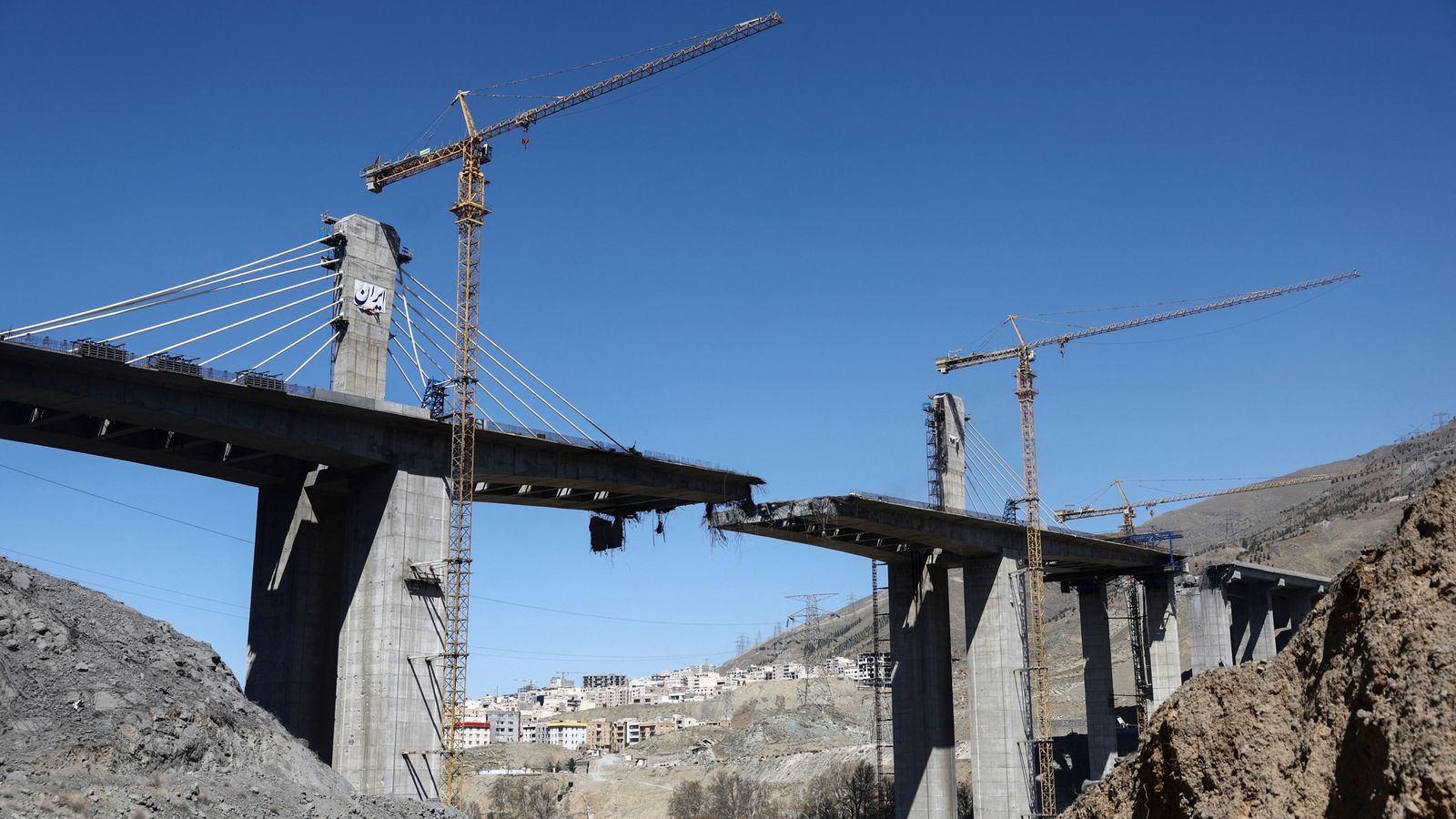 During Operation Epic Fury, the US struck Iran's B1 bridge. Pic: Reuters