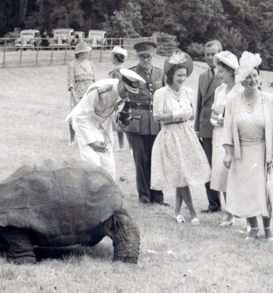 King George VI, the then Queen and Princess Elizabeth, alongside Princess Margaret, all met Jonathan in 1947. Pic: PA