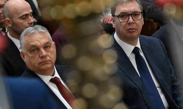 Mr Orban (L) and Mr Vucic (pictured in November) warned the consequences could have been dire. Pic: Reuters