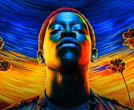 Damson Idris in the poster for FX's Snowfall