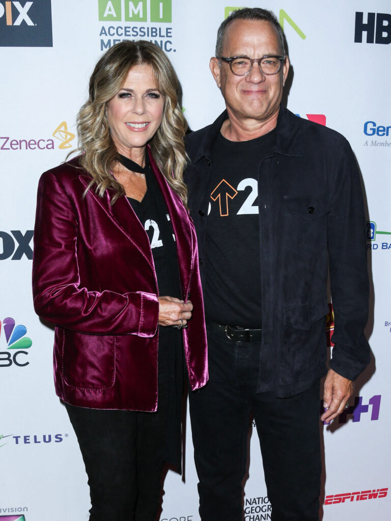 Tom Hanks and Rita Wilson on red carpet