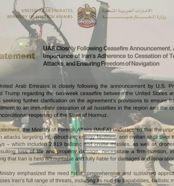 UAE wants compensation from Iran for 'unprovoked' retaliation