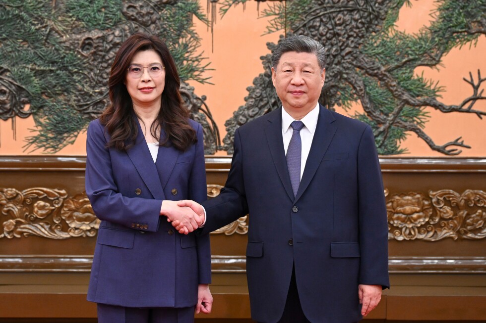 Taiwan's opposition leader meets Xi Jinping in Beijing