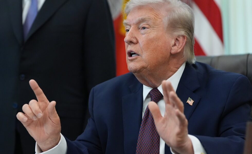 Trump unveils 100% tariff that could hit some patented drugs this year