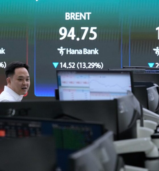 Oil prices rise again and world shares retreat on Iran ceasefire