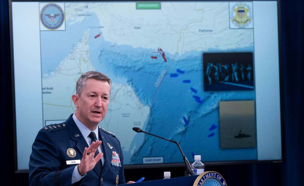 US military will target Iran-linked ships worldwide