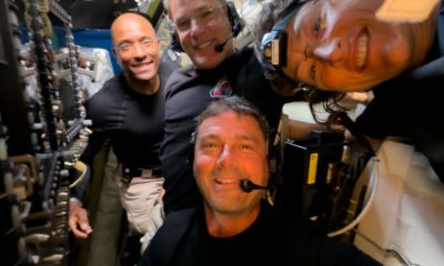 Artemis II astronauts make long-distance call to the space station