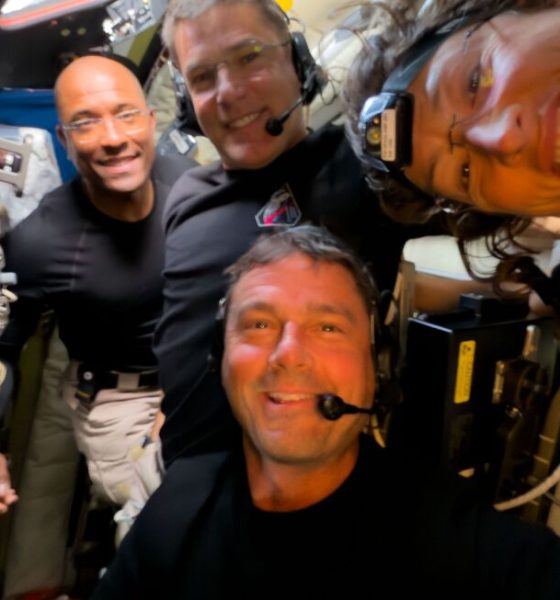 Artemis II astronauts make long-distance call to the space station