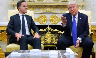 Trump meets NATO leader Rutte as he ponders quitting the alliance