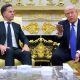 Trump meets NATO leader Rutte as he ponders quitting the alliance