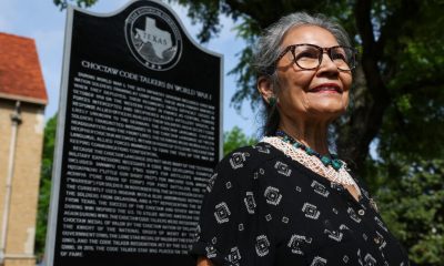 Descendants of Choctaw code talkers gather in Fort Worth for historical marker unveiling