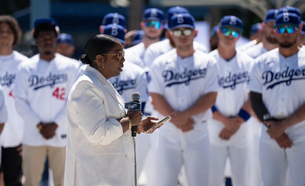 MLB celebrates Jackie Robinson Day as every player wears his No. 42