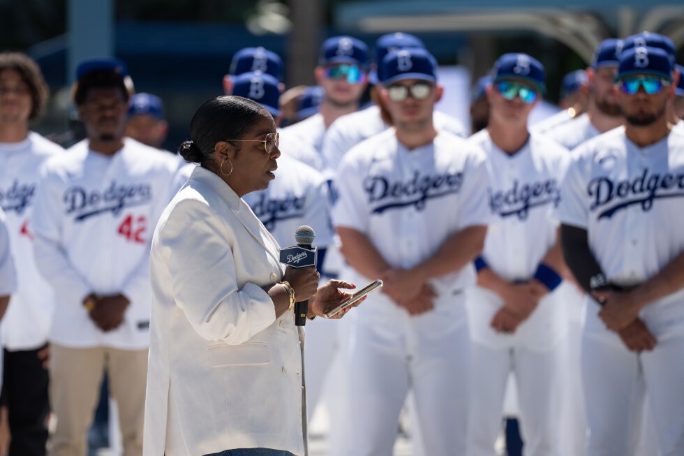 MLB celebrates Jackie Robinson Day as every player wears his No. 42