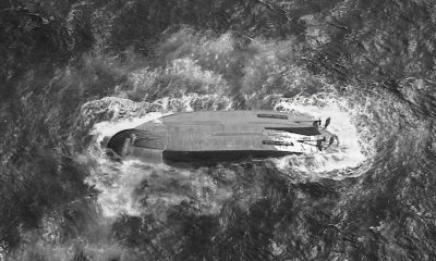 Body found from ship that overturned during typhoon