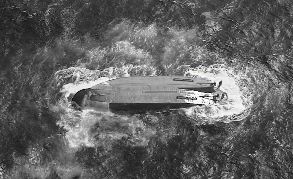 Body found from ship that overturned during typhoon