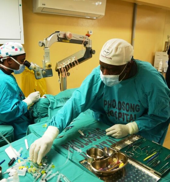 South Africa's eye surgery marathon addressed a backlog in cataracts cases