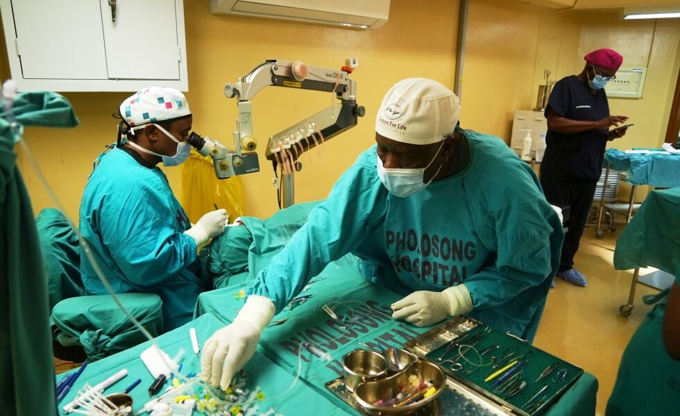 South Africa's eye surgery marathon addressed a backlog in cataracts cases