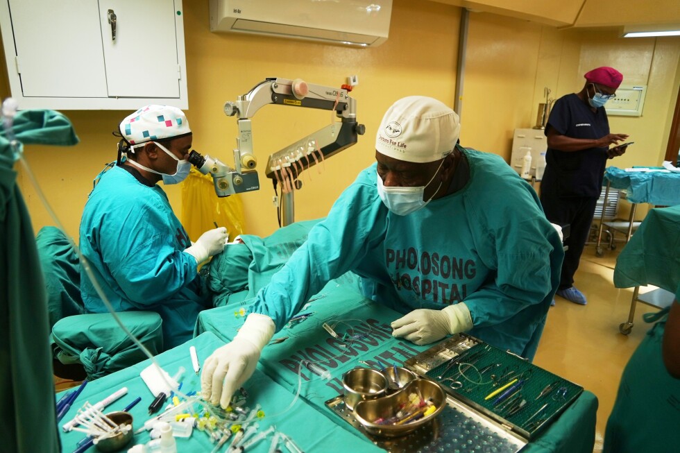 South Africa's eye surgery marathon addressed a backlog in cataracts cases