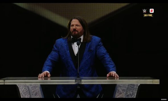WWE Hall of Fame Class of 2026 AJ Styles