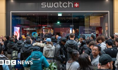 Swatch stores close for second day after crowds
