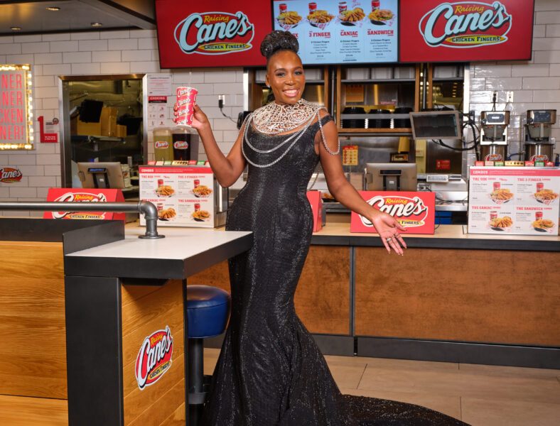Venus Williams at Raising Cane's