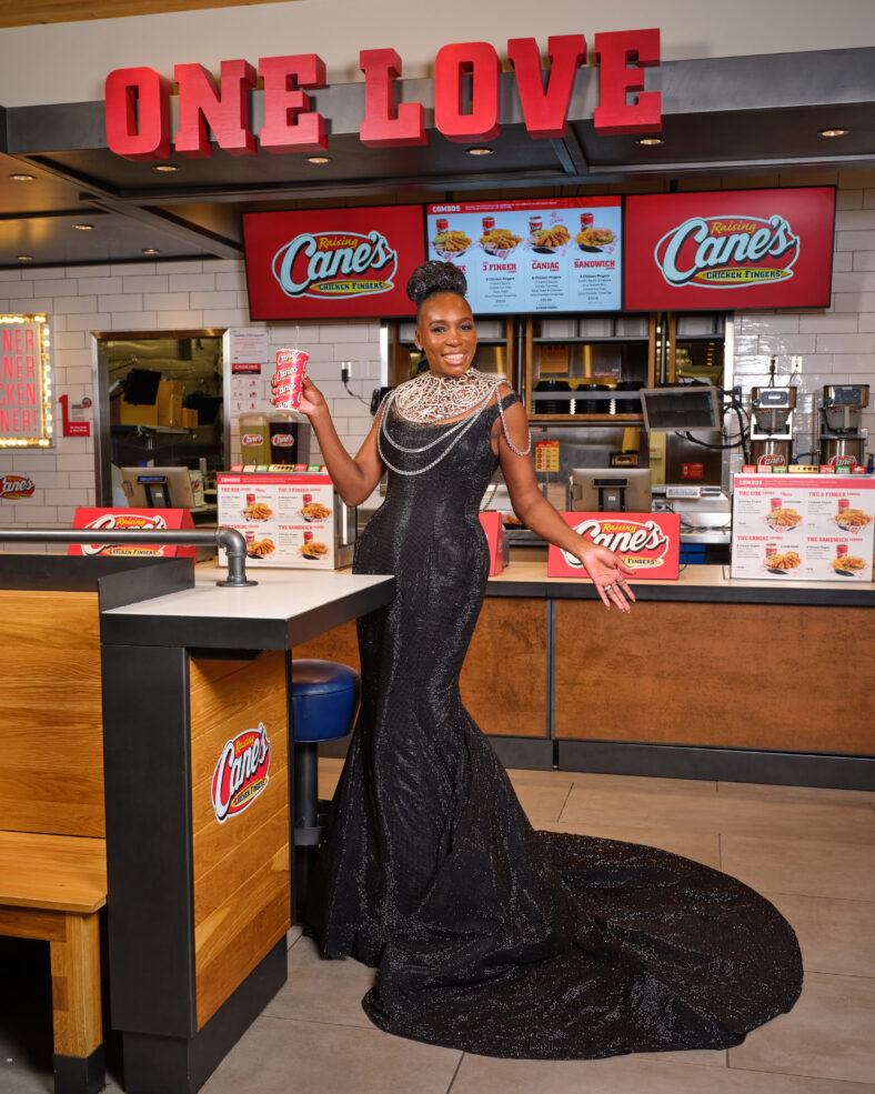 Venus Williams at Raising Cane's