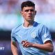 Phil Foden in action for Manchester City against Aston Villa in the Premier League