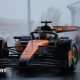 Oscar Piastri during a wet sprint race in Miami in 2025