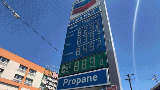 Los Angeles gas prices top $8 a gallon, leaving drivers in disbelief