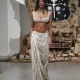 1 Ciara Miller Summer House Reunion Dipseta Dress White Amanda West