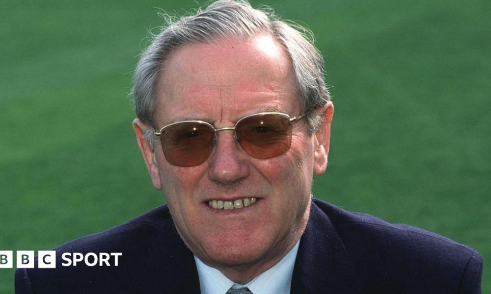 A portrait of Mike Smith taken while chairman of Warwickshire County Cricket Club in 1996