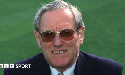 A portrait of Mike Smith taken while chairman of Warwickshire County Cricket Club in 1996