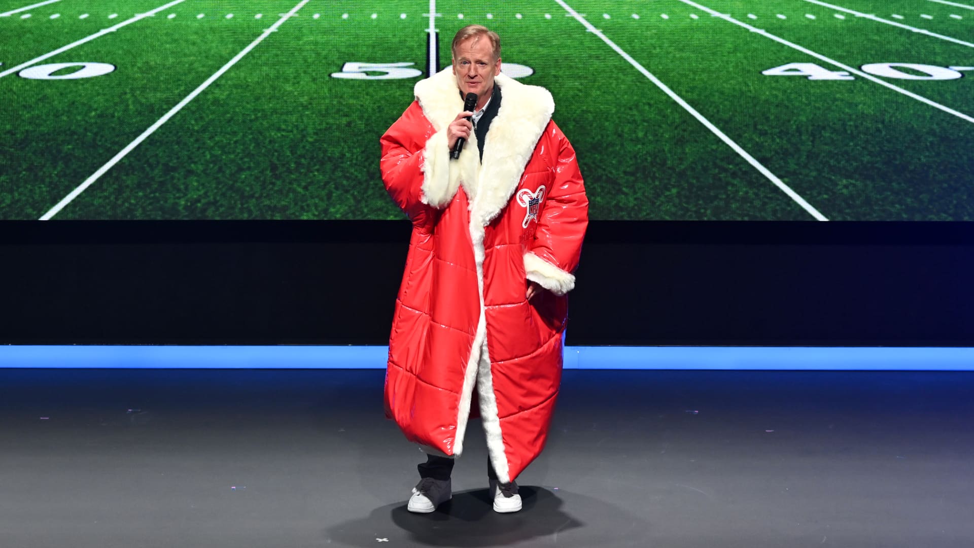 Media's TV upfront presentations have become an NFL showcase