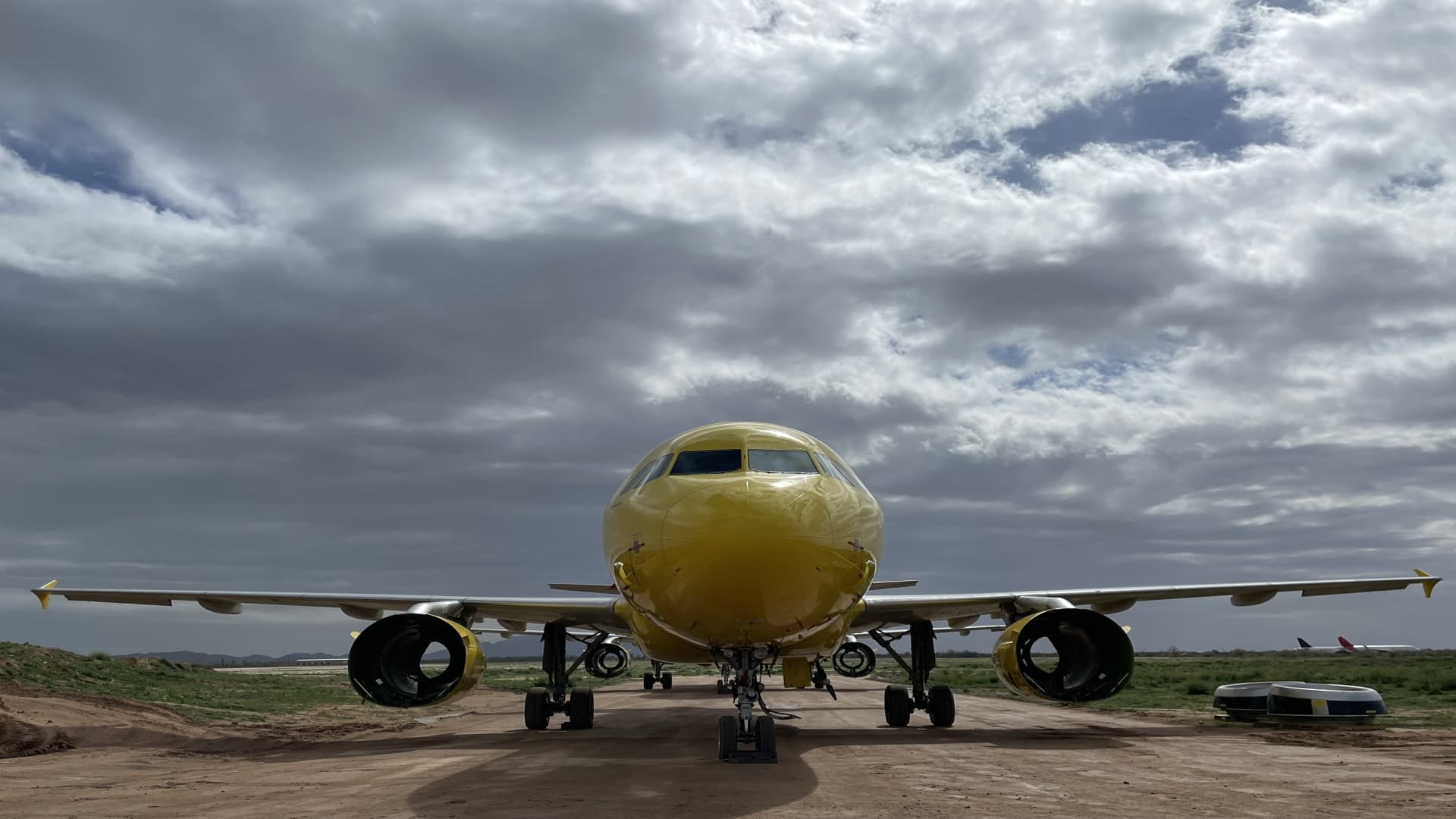 Spirit Airlines' planes are heading to the desert, led by repo pilots