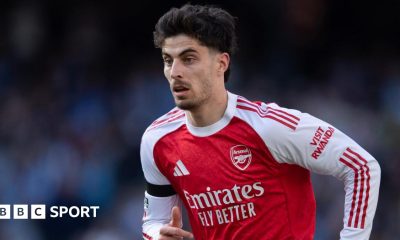 Kai Havertz playing for Arsenal