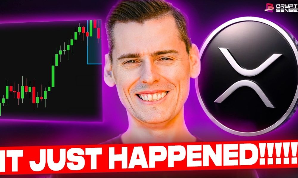IT HAPPENED TODAY!!! I TOLD YOU GUYS! (XRP BOMBSHELL)