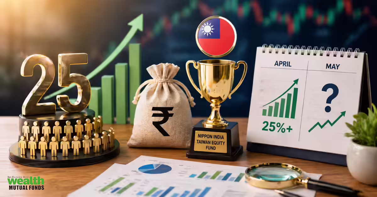 25 equity MFs deliver over 25% in April; Nippon India Taiwan Equity Fund tops list. Will momentum continue in May?