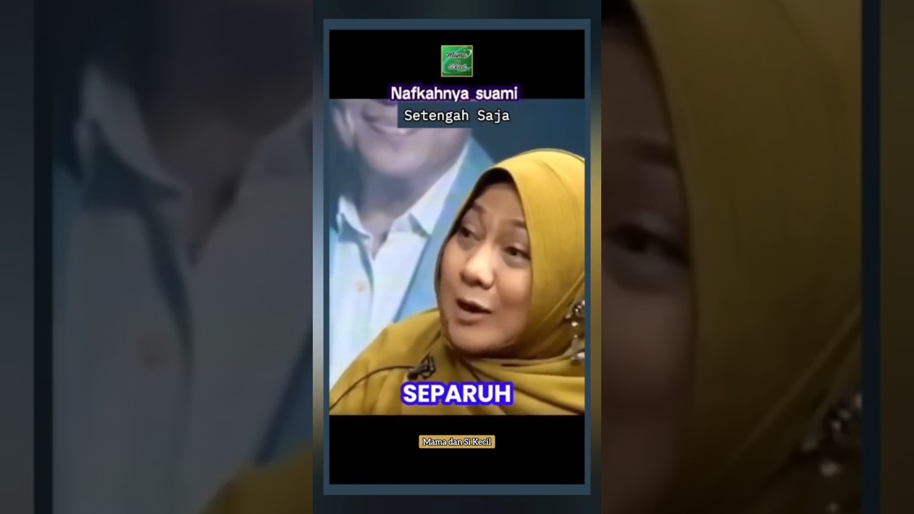 Gaji suami Setengah saja untuk istri #aisyahdahlan #kajianislam #parenting #finance #podcast #short