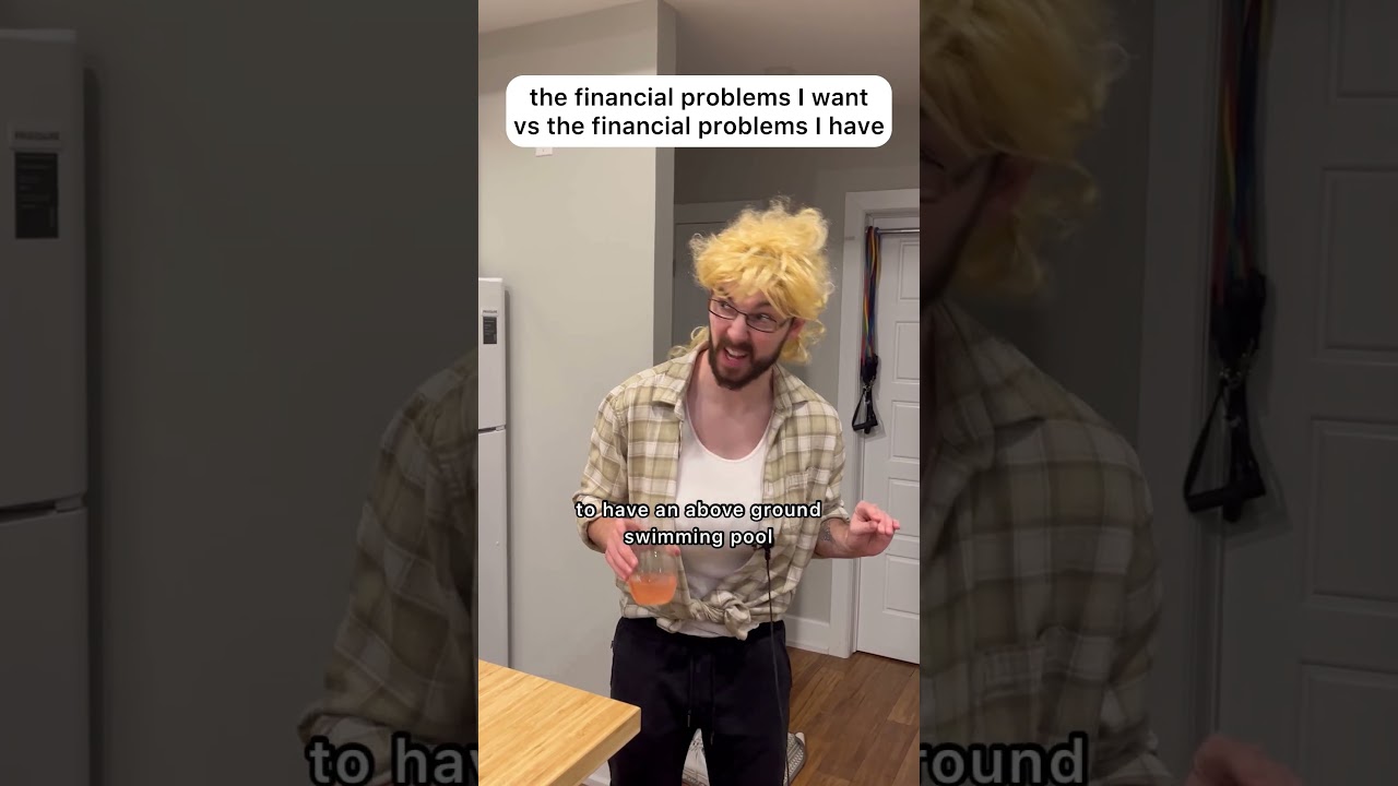 Financial problems I want vs I have #finances #money