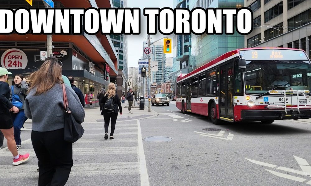 Bloor-Yonge to the Financial District on Bay St | Toronto Walk (April 2026)