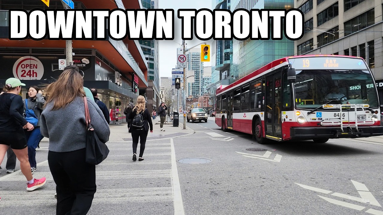 Bloor-Yonge to the Financial District on Bay St | Toronto Walk (April 2026)