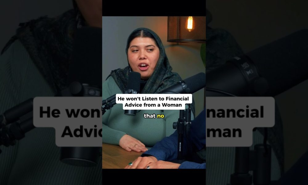 he won't listen to financial Advice from a woman #podcast #finance