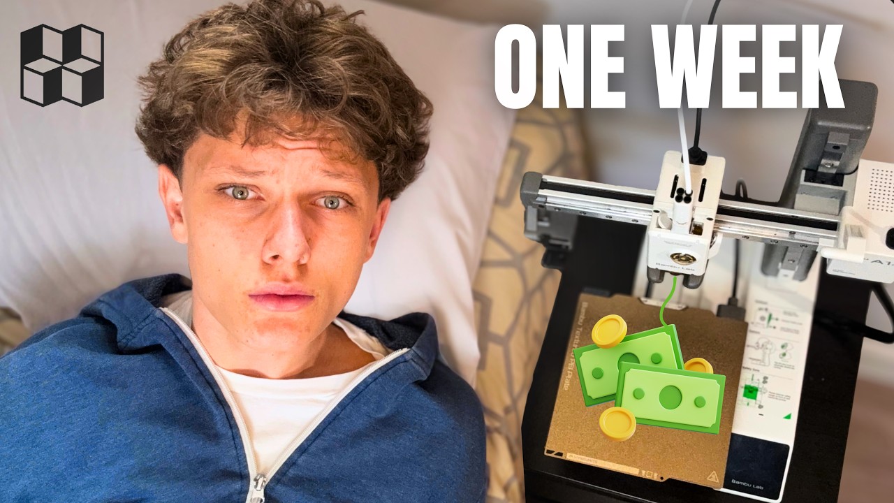 How Much Money Can a 3D Printer REALLY Make in One Week?
