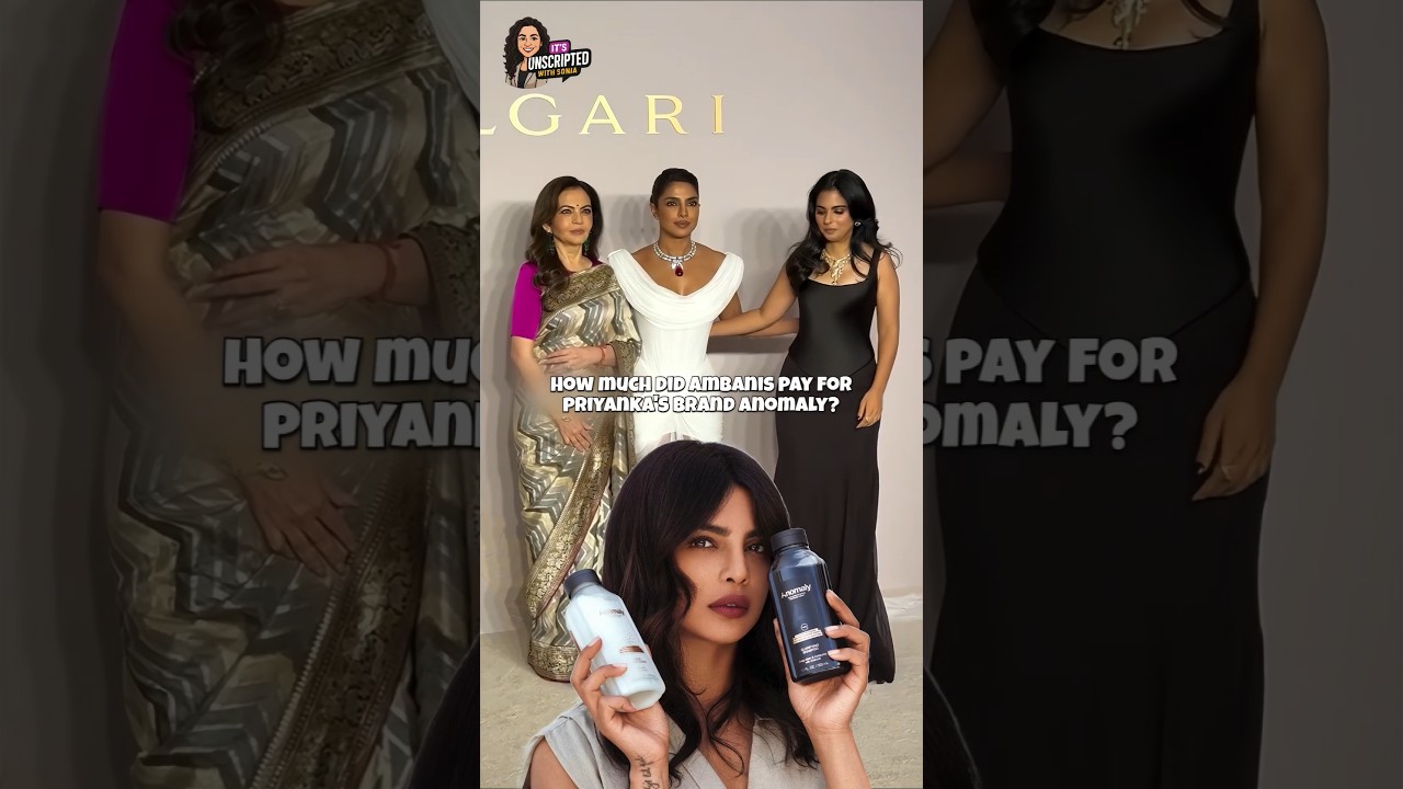In How Much Money Ambani's Brought Priyanka Chopra's Brand Anomaly #priyankachopra #ambani