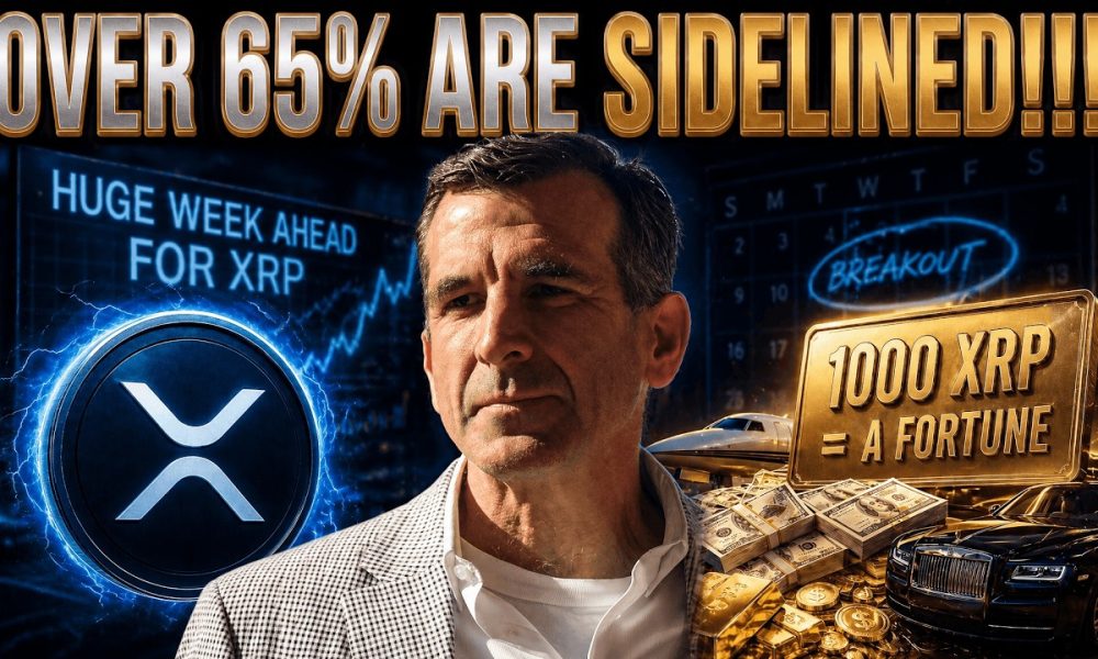 HUGE XRP WEEK AHEAD?! - 1000 XRP = WEALTH?! - 65% SIDELINED STILL!