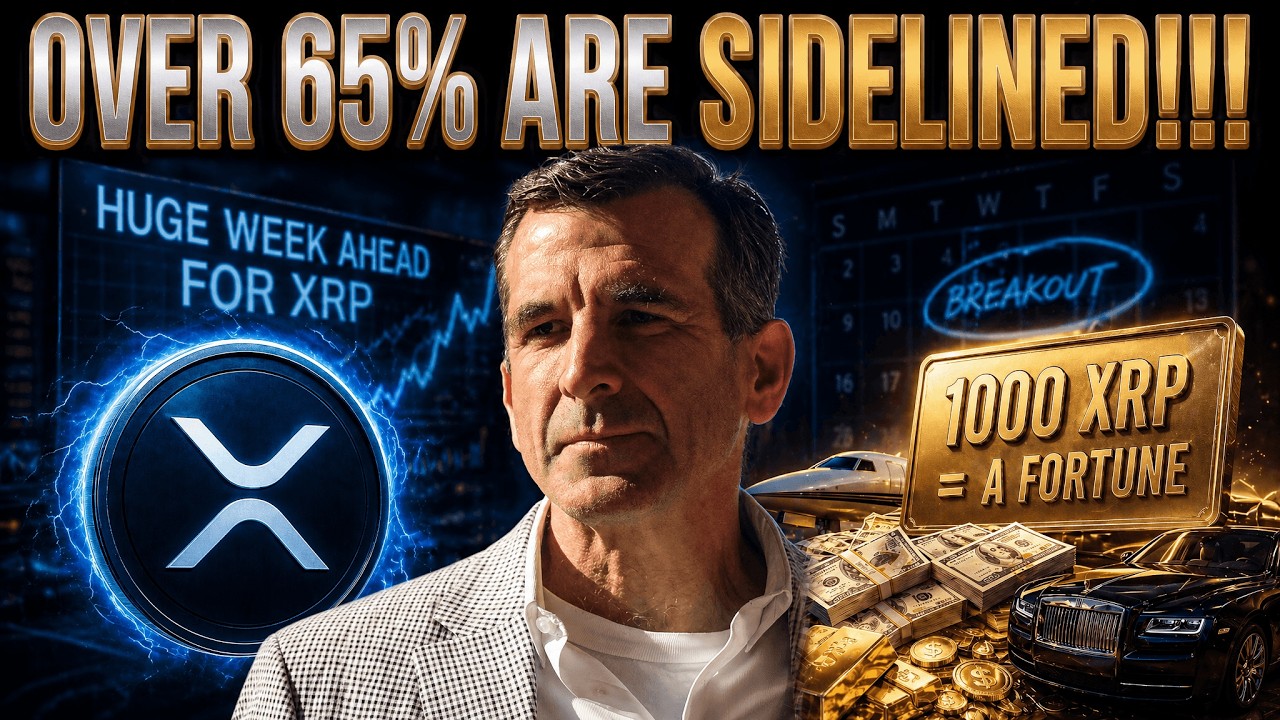 HUGE XRP WEEK AHEAD?! - 1000 XRP = WEALTH?! - 65% SIDELINED STILL!
