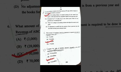 CA Final Financial Reporting MCQ solutions may 26 #cafinal #ca #mcqsolution #financialreporting